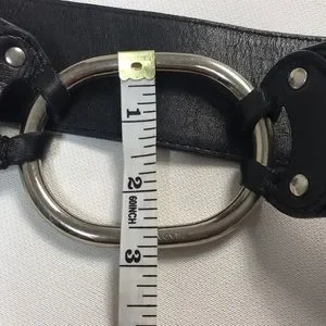 Prada | Accessories | Prada Vintage Buckle Ring Leather Belt  display picture 3